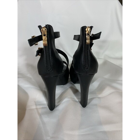 IDIFU IN5 Charcy Peep Toe Chunky Heels - Black - Women's US Size 8 (Pre-Owned) - Picture 8 of 11